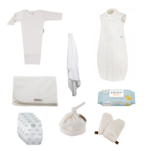 Premium Organic Cotton and Bamboo Newborn Bundle perfect baby shower gift