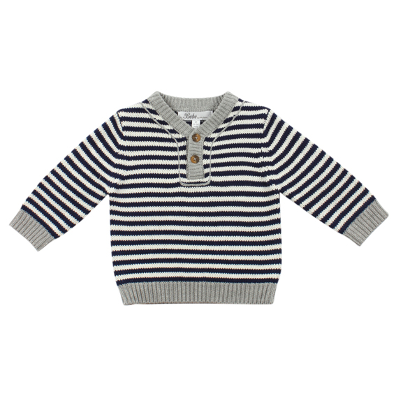 Bebe Finn Knit Striped Jumper